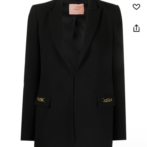 TWINSET oval t chain blazer - Picture 2 of 8